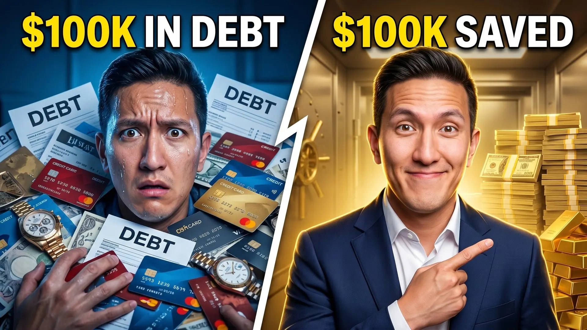 How I Went from $100K in Debt to $100K Net Worth in 5 Years Thumbnail
