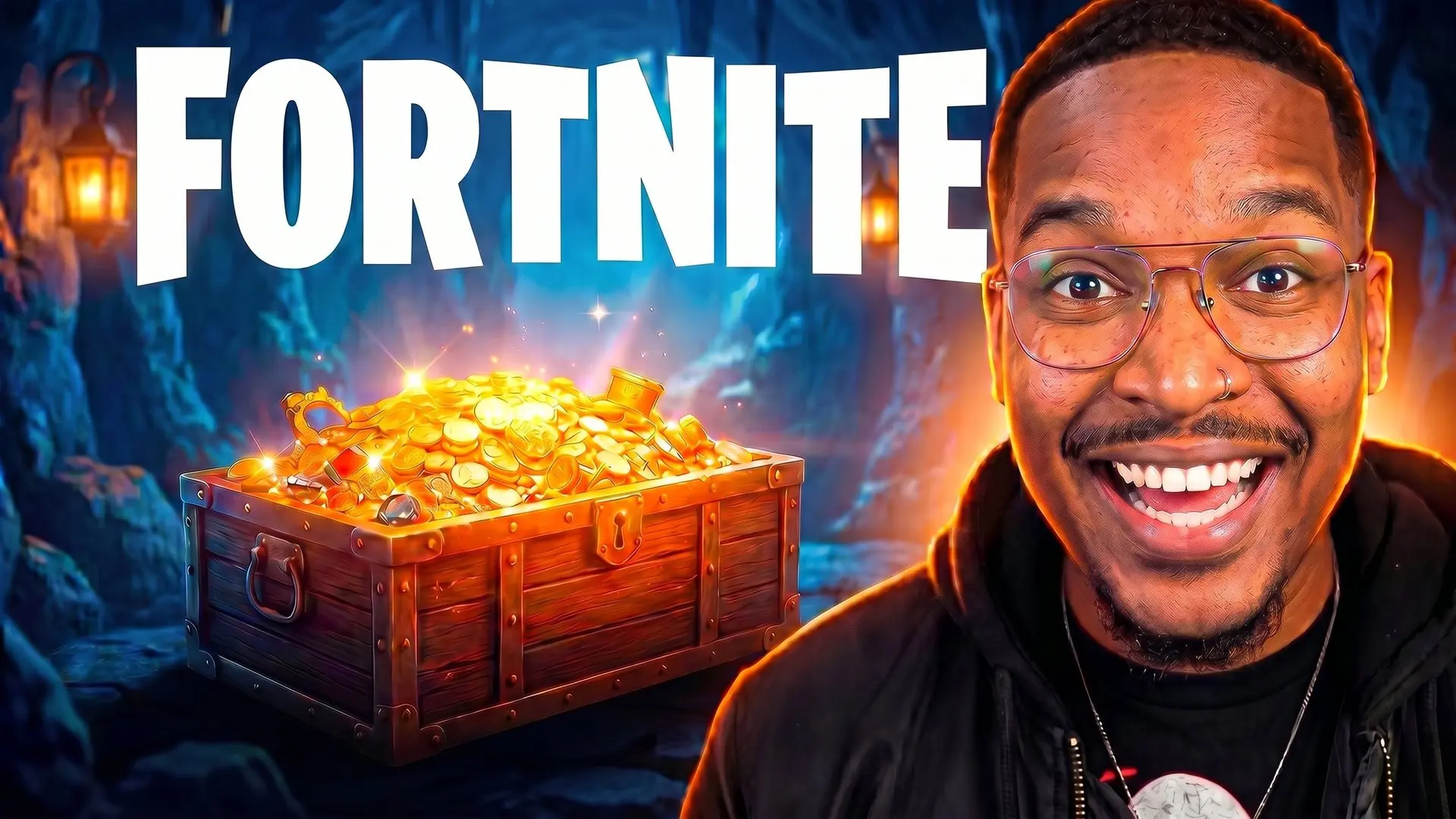 I Tried to Open EVERY CHEST in ONE Game of Fortnite Thumbnail