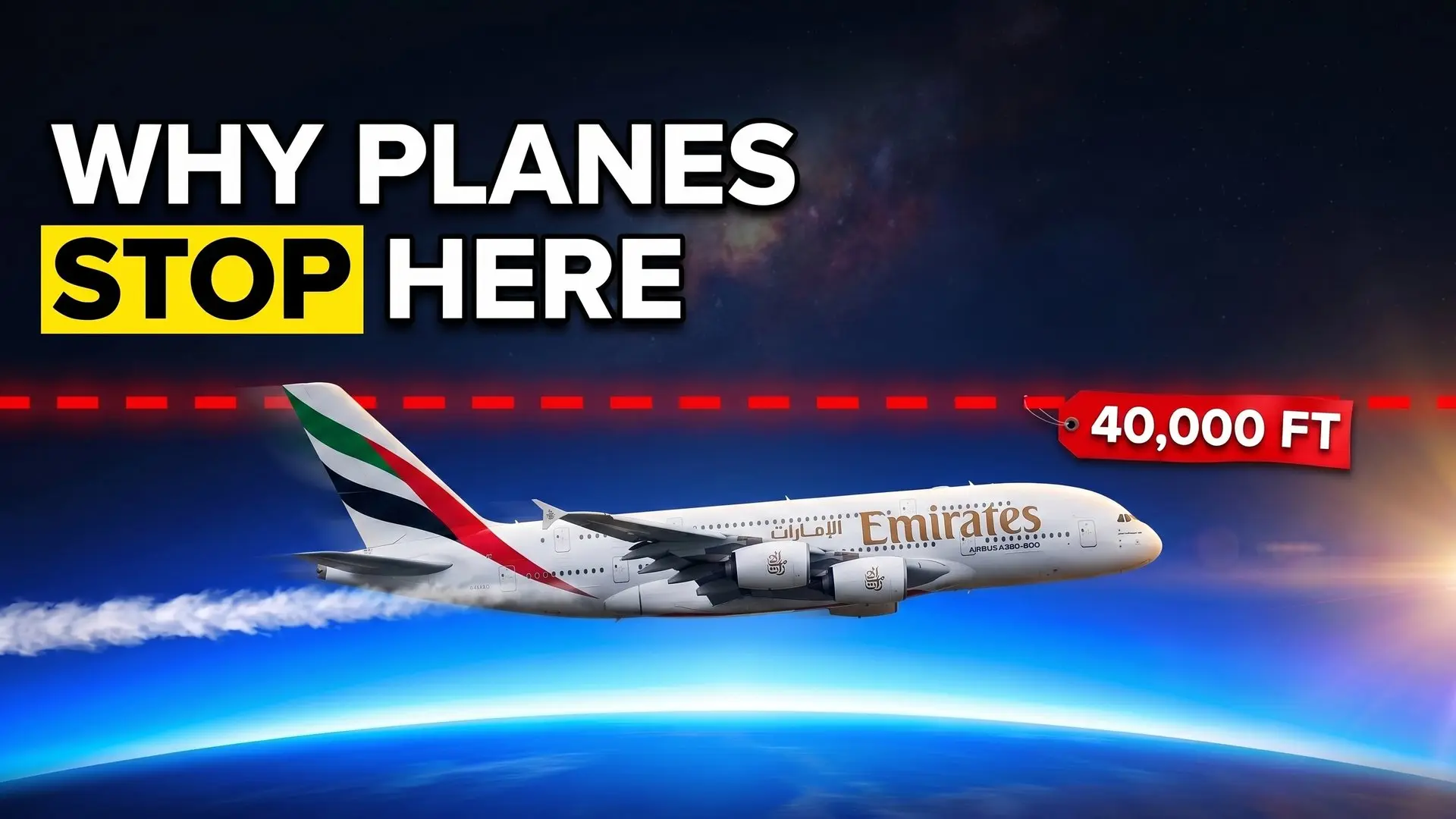 Why 40,000 Feet is the Limit for Planes? Thumbnail